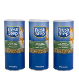 Fresh Step Cat Litter Box Attractant Powder | 3-Pack for Training and Keeping Your Home Clean